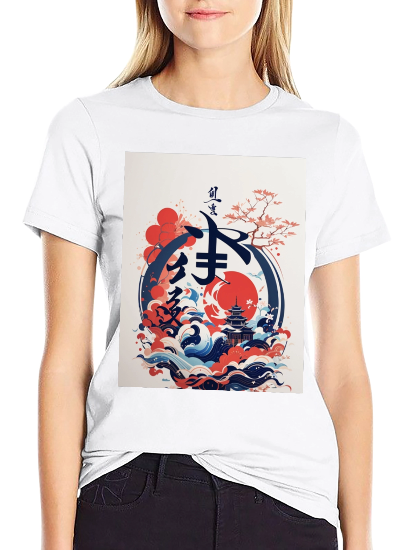Japanese Art Graphic T-Shirt