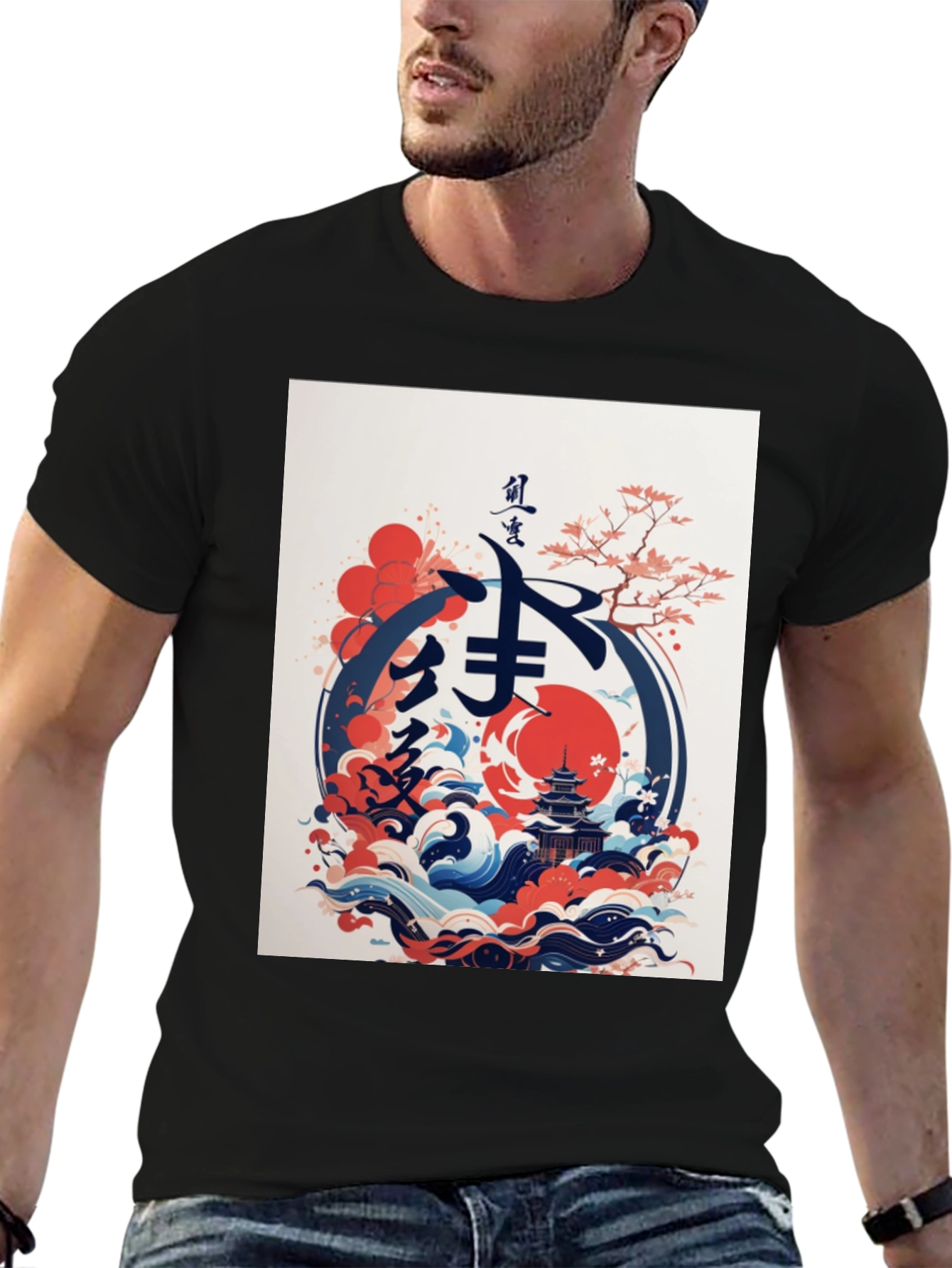Japanese Art Graphic T-Shirt