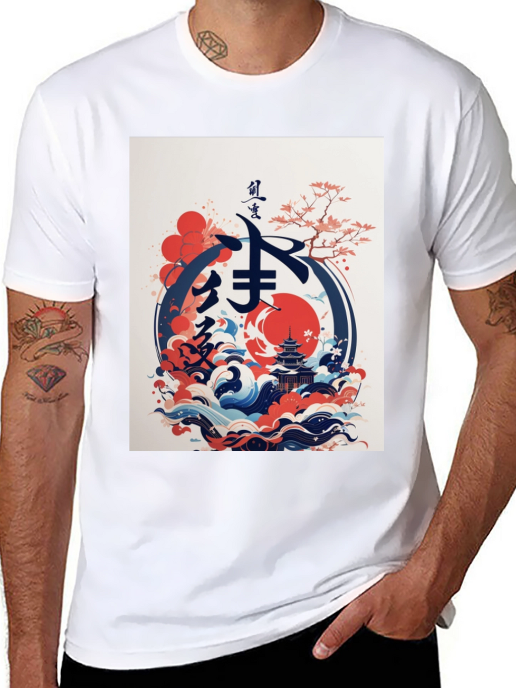 Japanese Art Graphic T-Shirt