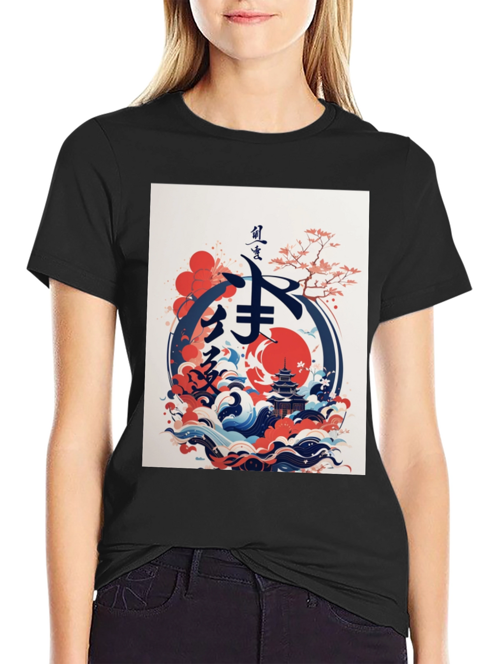 Japanese Art Graphic T-Shirt