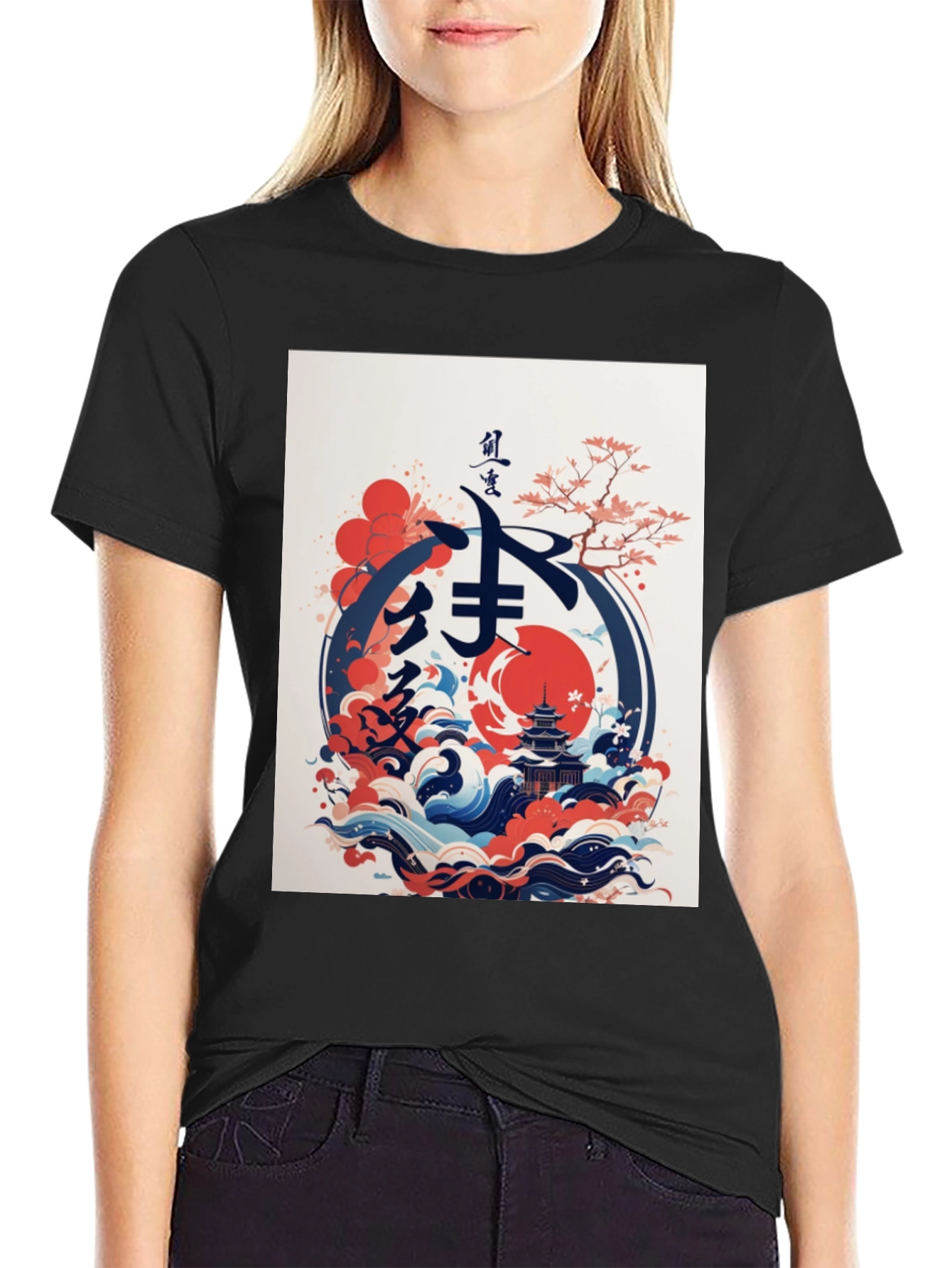 Japanese Art Graphic T-Shirt