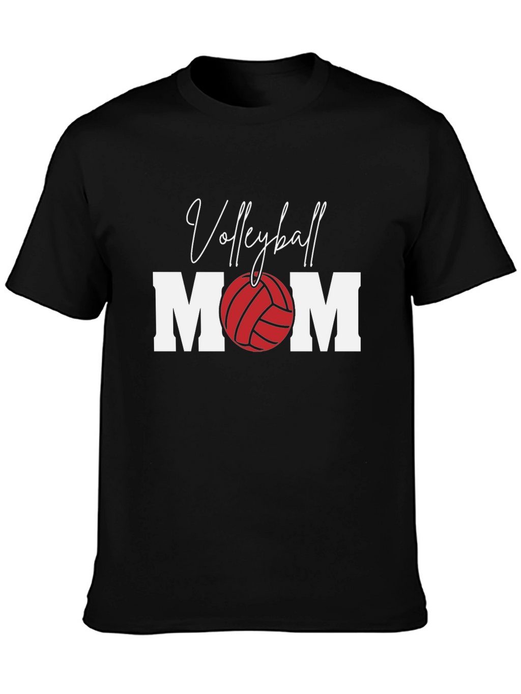 Volleyball Mom T-Shirt - Black
