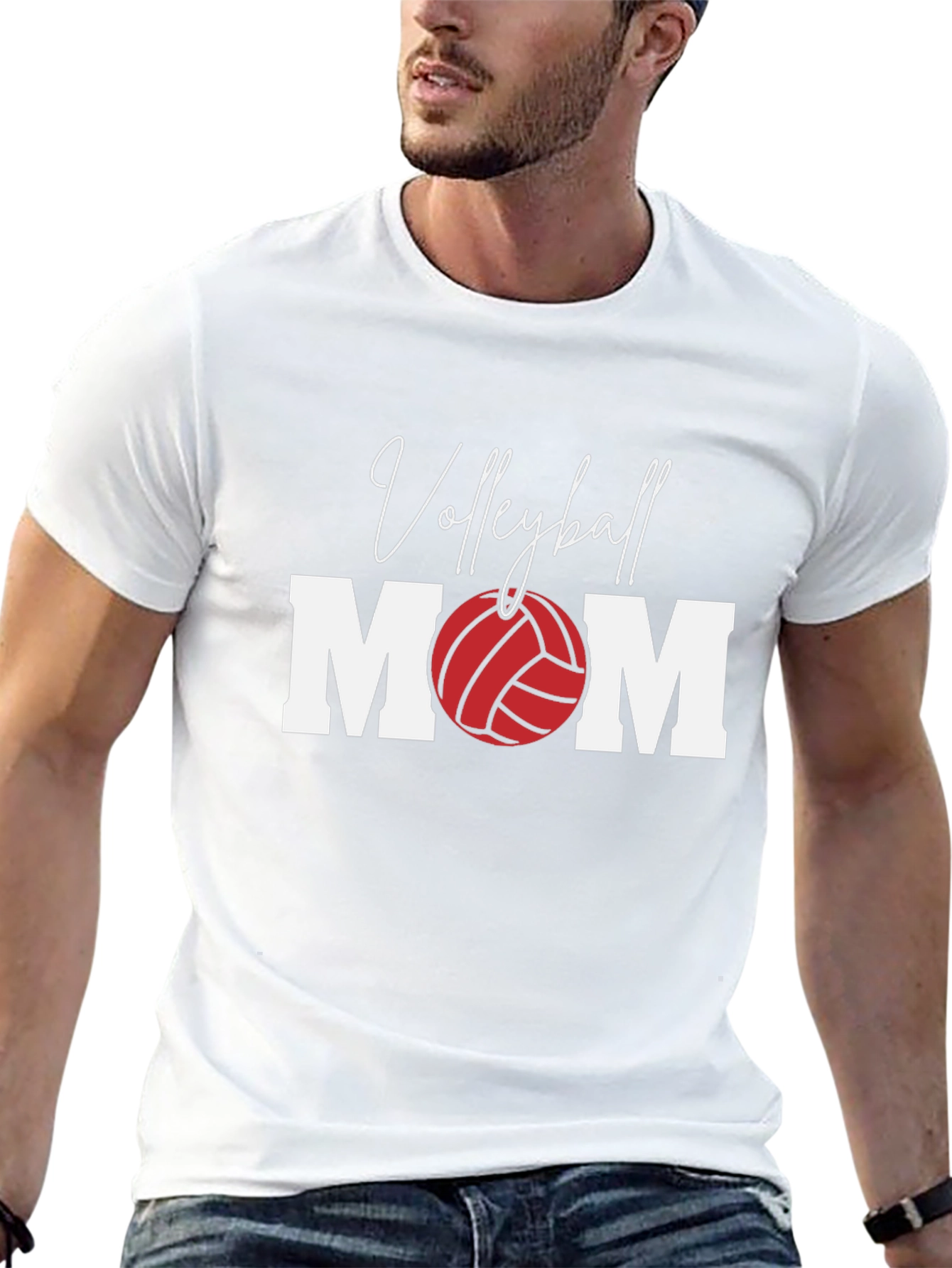 Volleyball Mom T-Shirt - Black