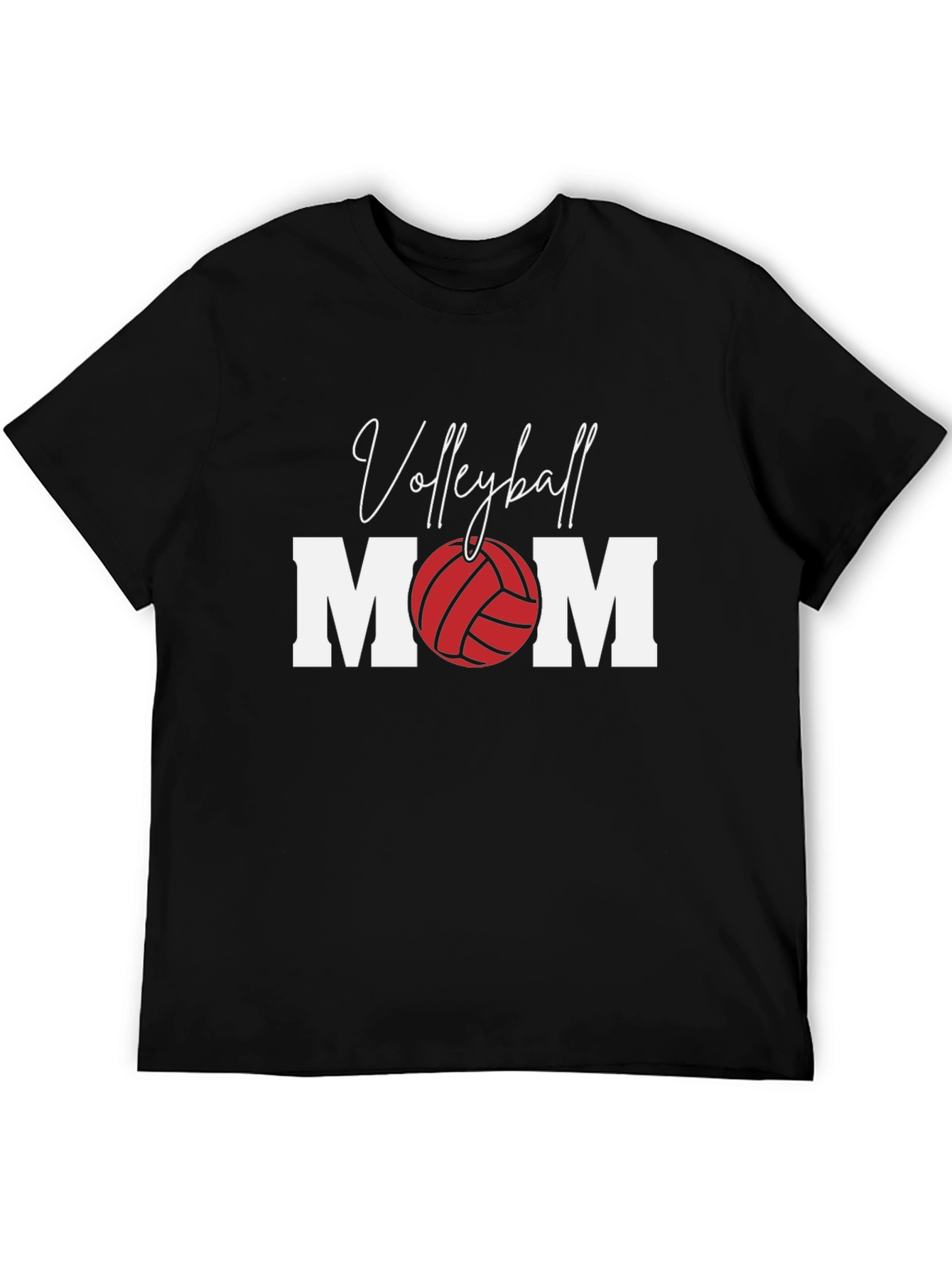 Volleyball Mom T-Shirt - Black