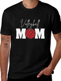 Volleyball Mom T-Shirt - Black