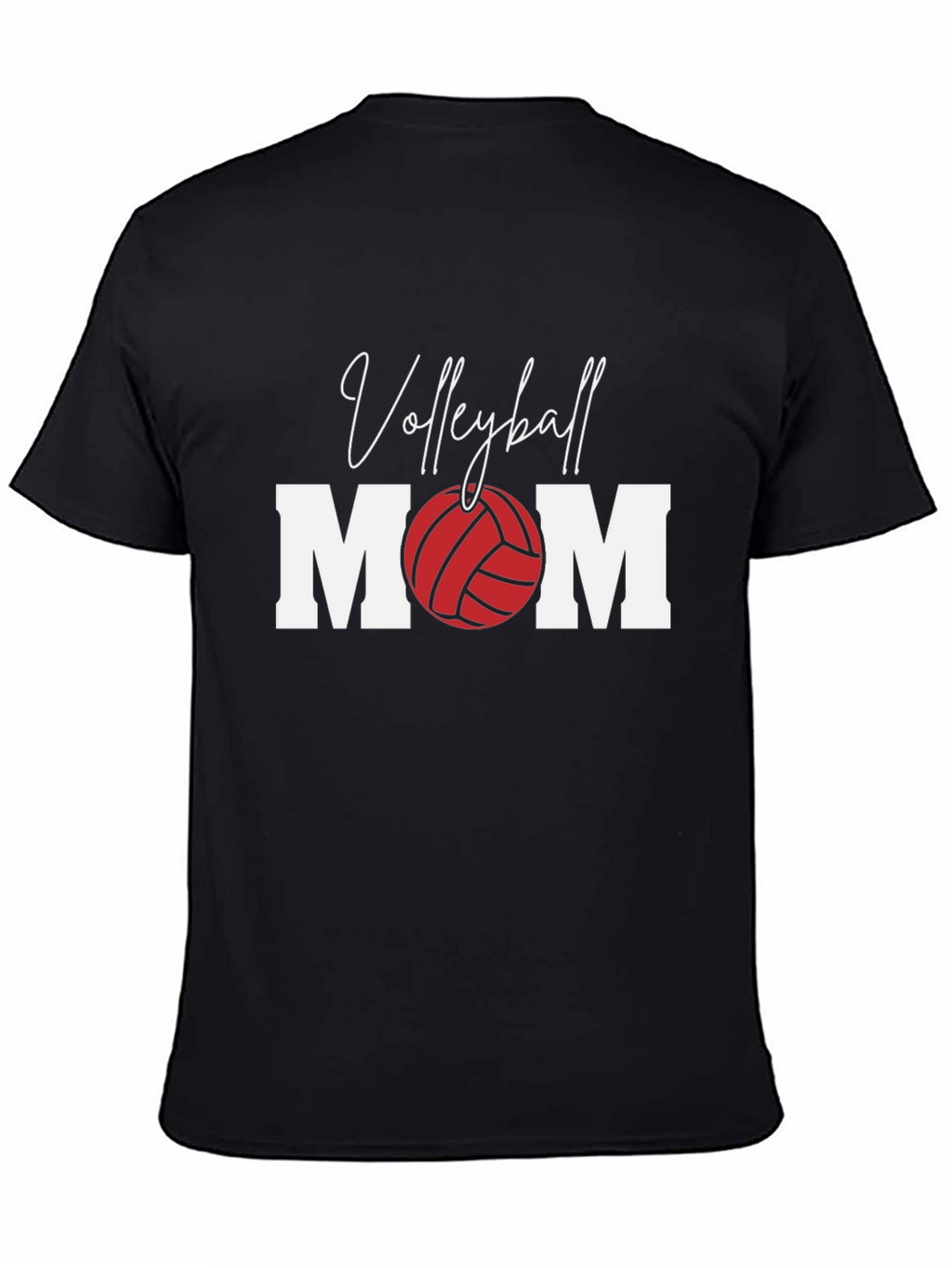 Volleyball Mom T-Shirt - Black