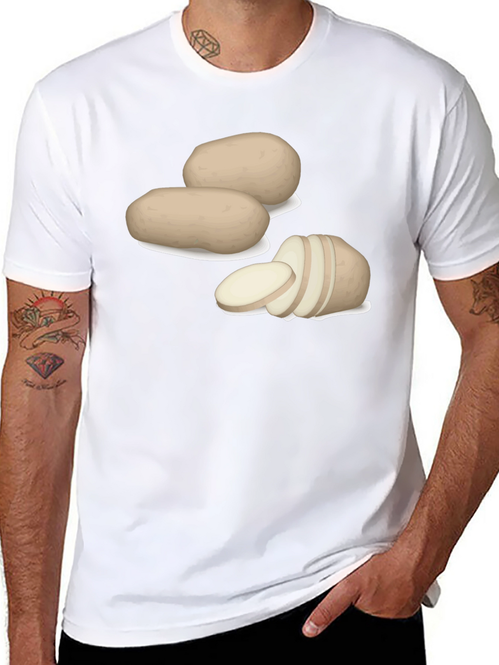 Potato Graphic Tee - Funny Foodie Shirt