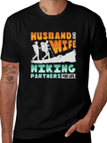 Hiking Partners T-Shirt Husband and Wife Design