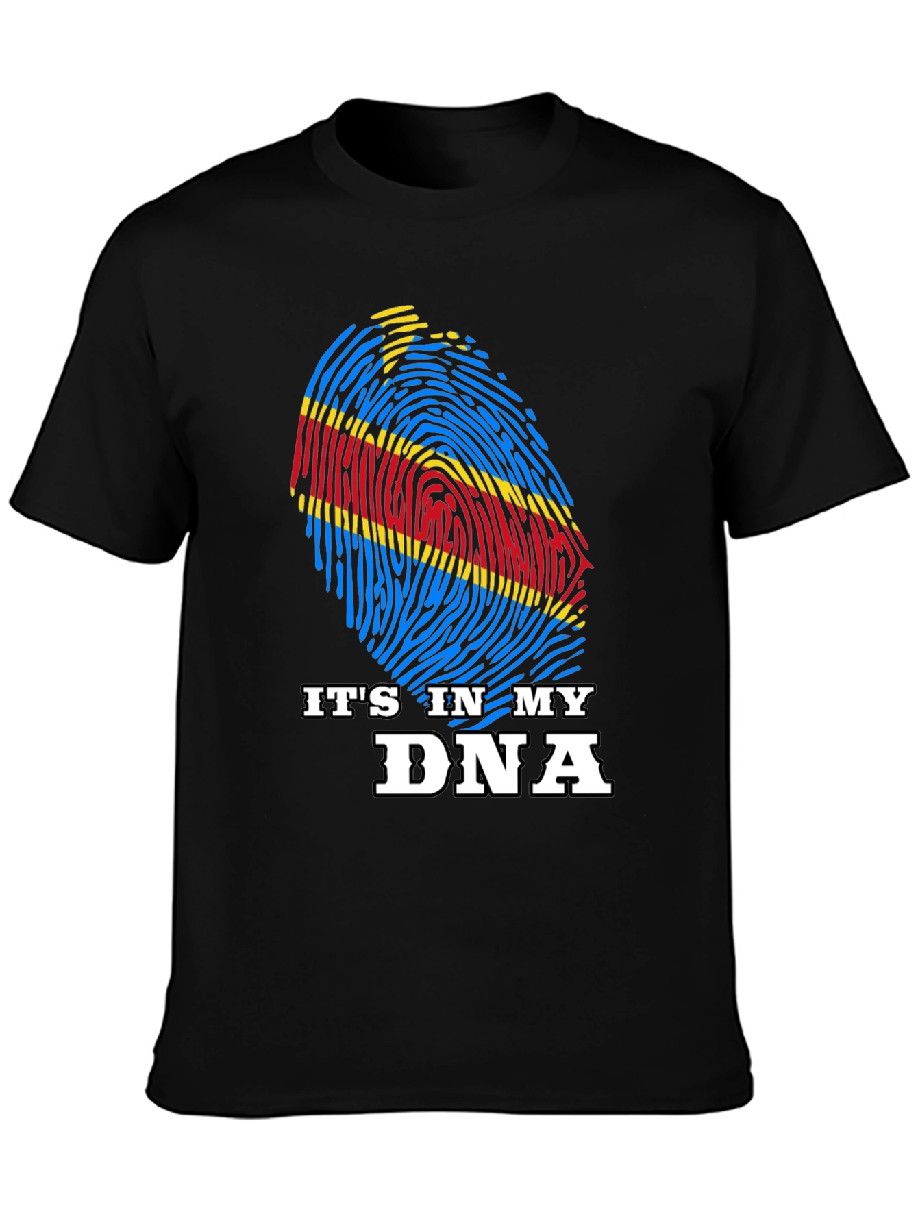 Its In My DNA T-Shirt - Democratic Republic of Congo Flag