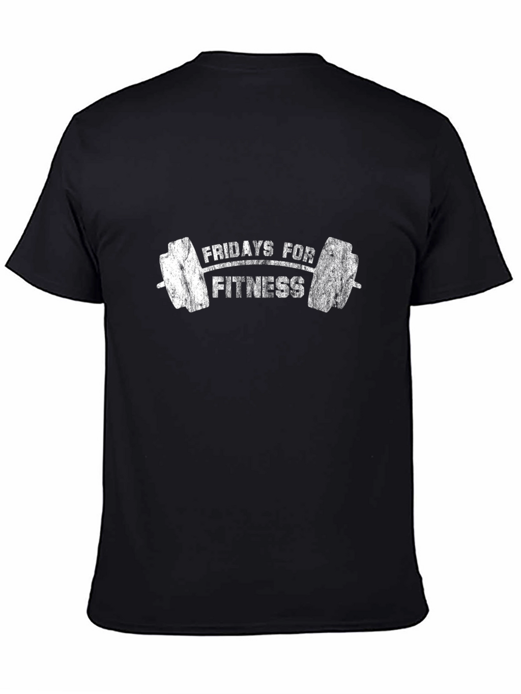 Fridays for Fitness Black Graphic T-Shirt