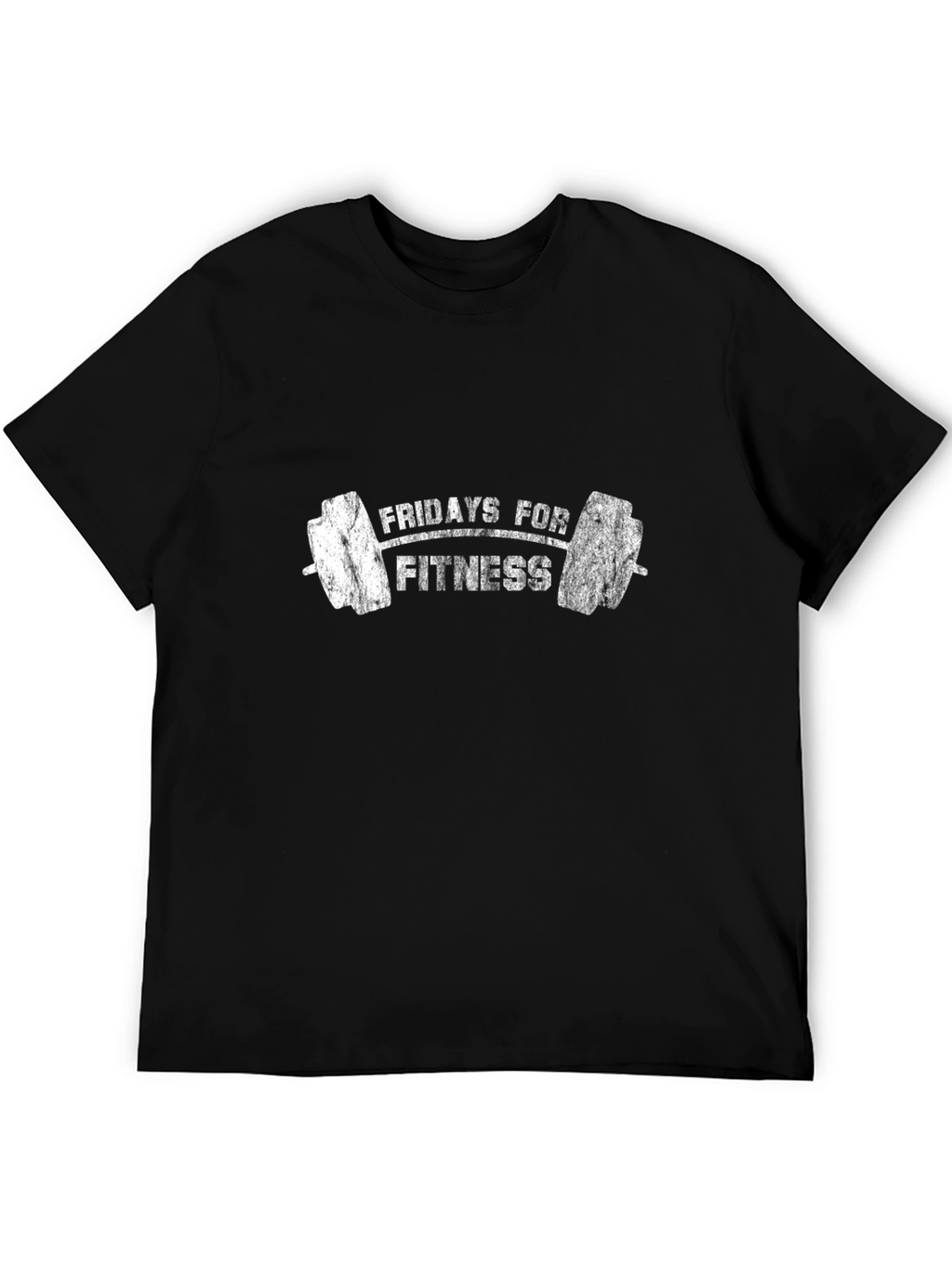 Fridays for Fitness Black Graphic T-Shirt