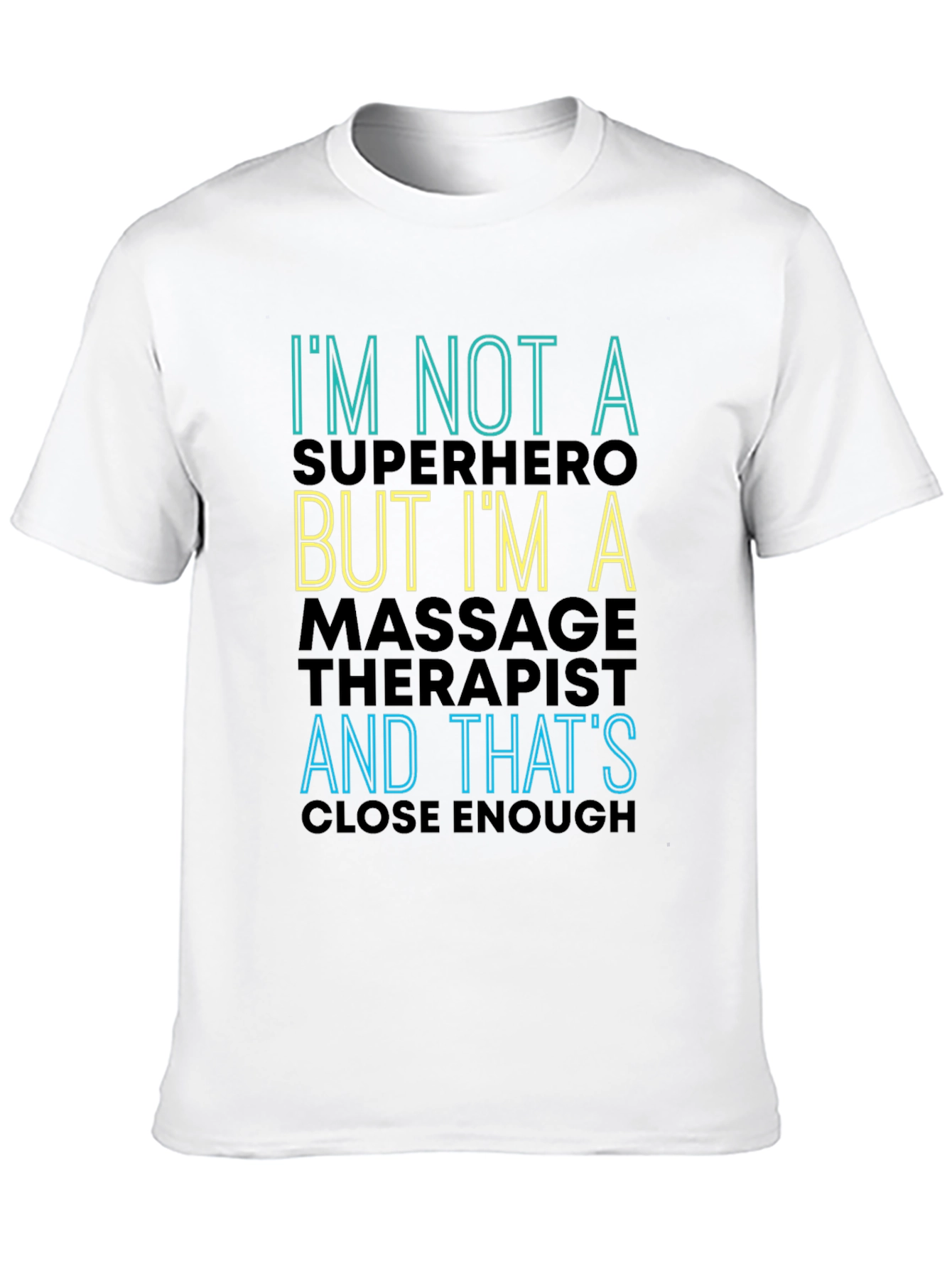 Massage Therapist Superhero Funny T-Shirt