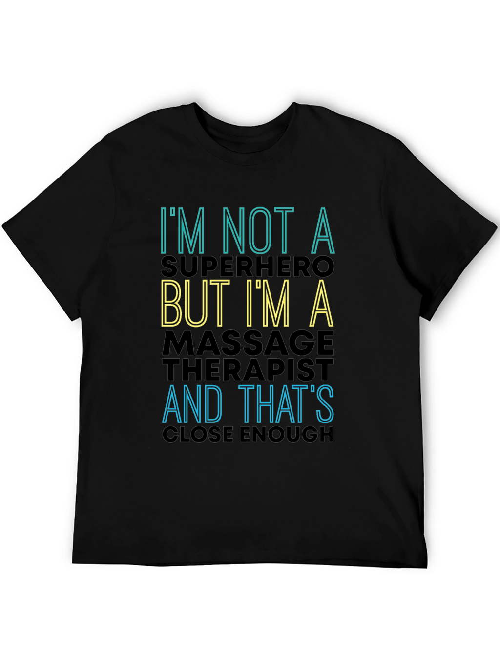 Massage Therapist Superhero Funny T-Shirt