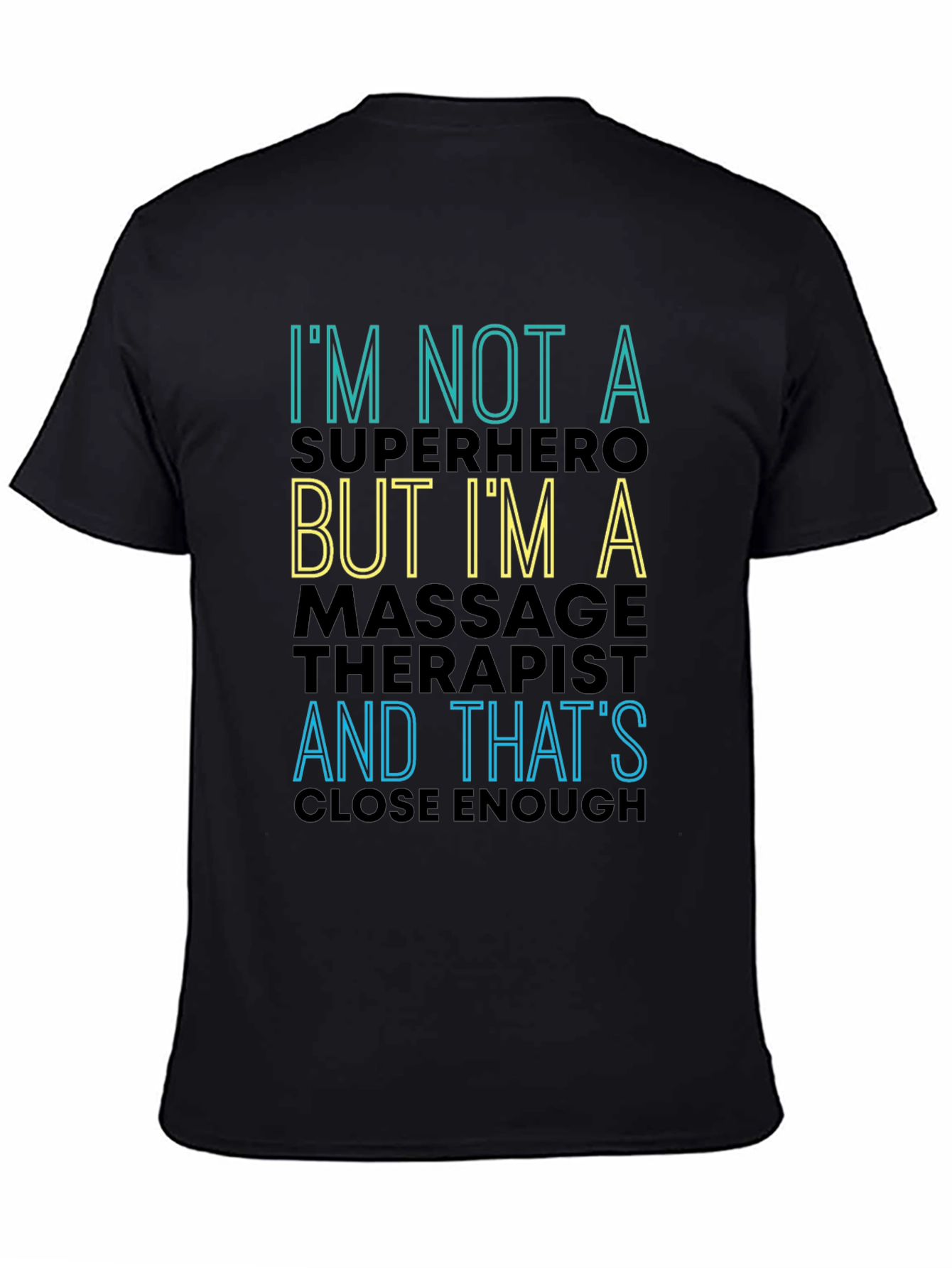 Massage Therapist Superhero Funny T-Shirt