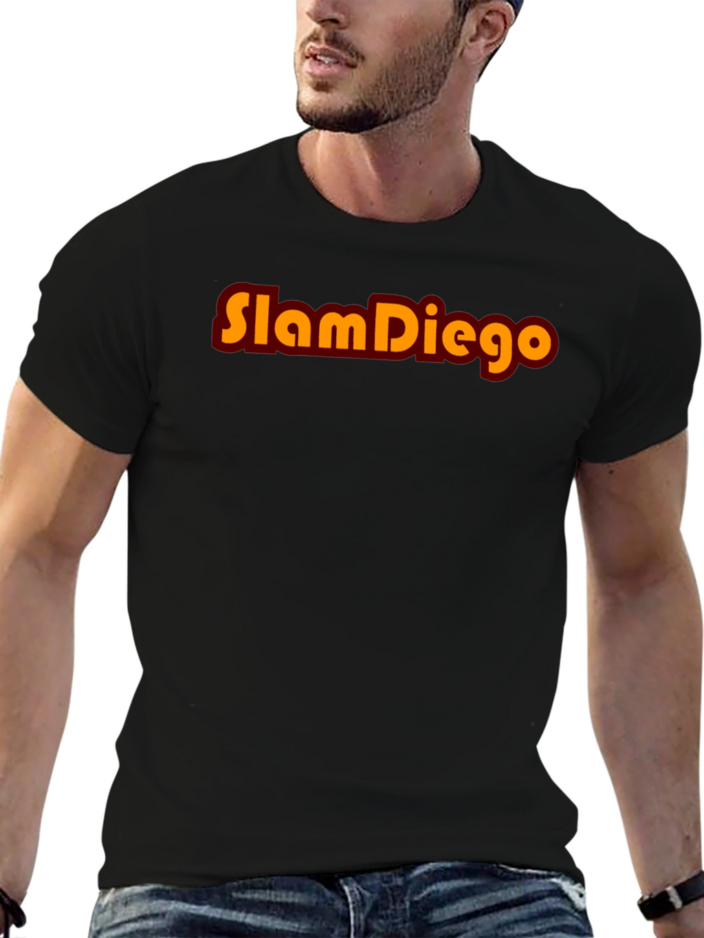 SlamDiego Graphic T-Shirt - Black