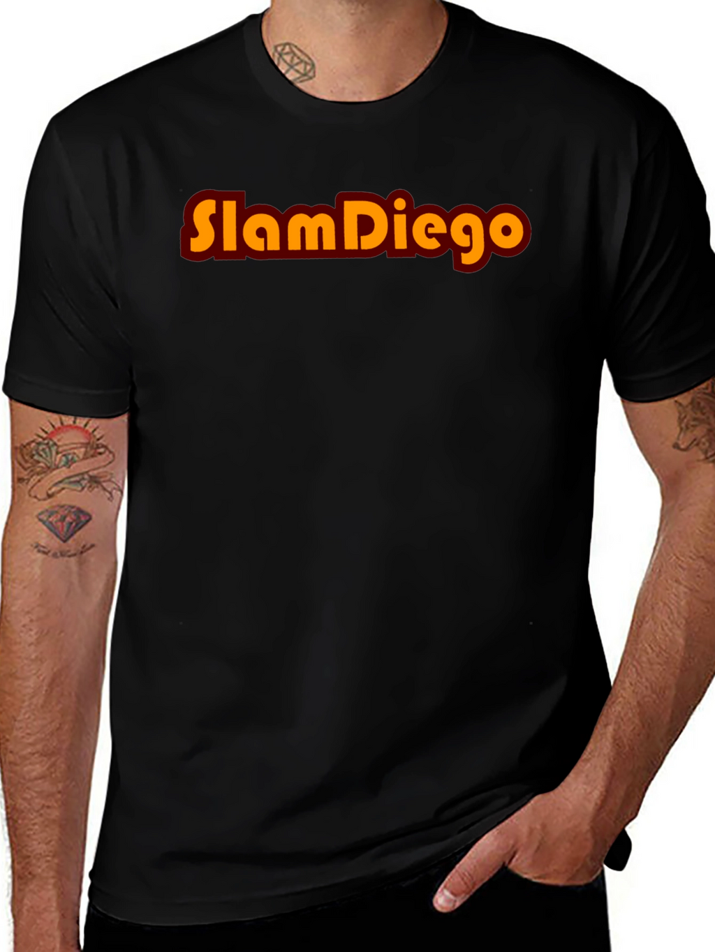 SlamDiego Graphic T-Shirt - Black