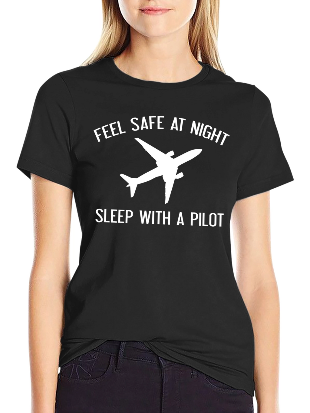Feel Safe at Night Pilot T-Shirt