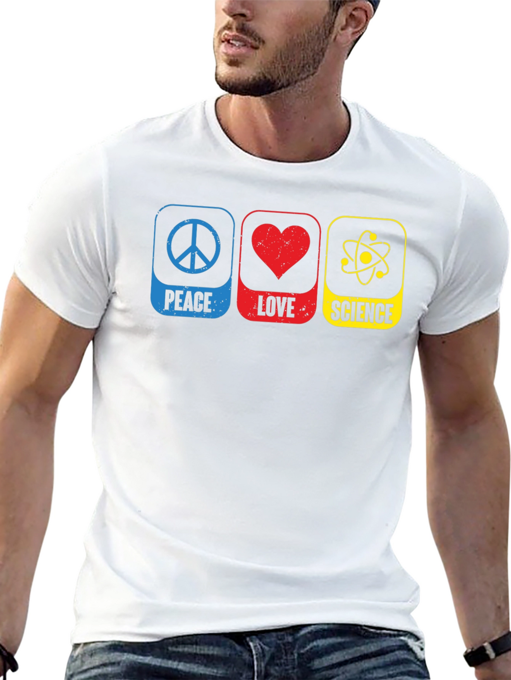 Peace Love Science T-Shirt