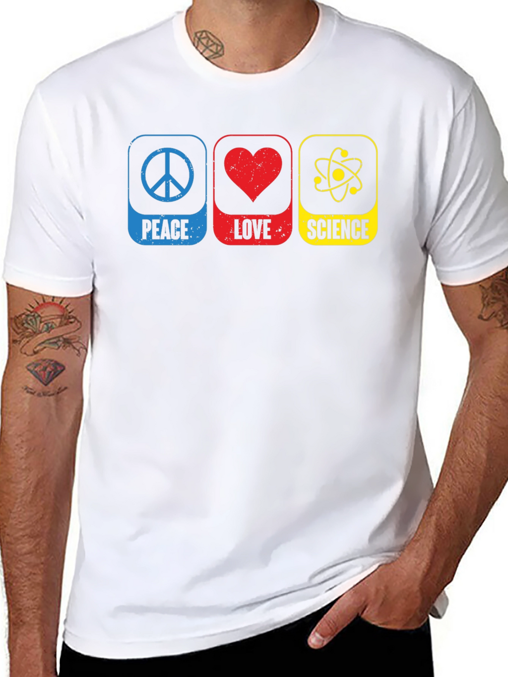 Peace Love Science T-Shirt