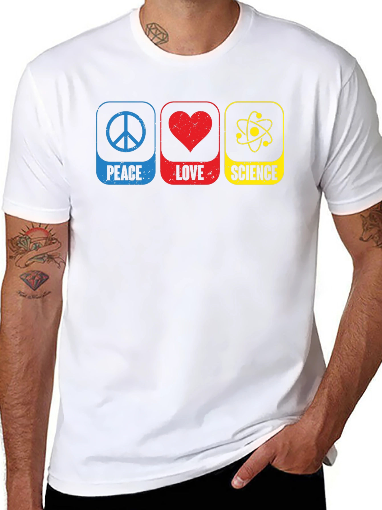 Peace Love Science T-Shirt