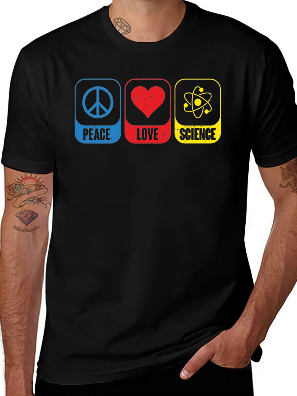 Peace Love Science T-Shirt