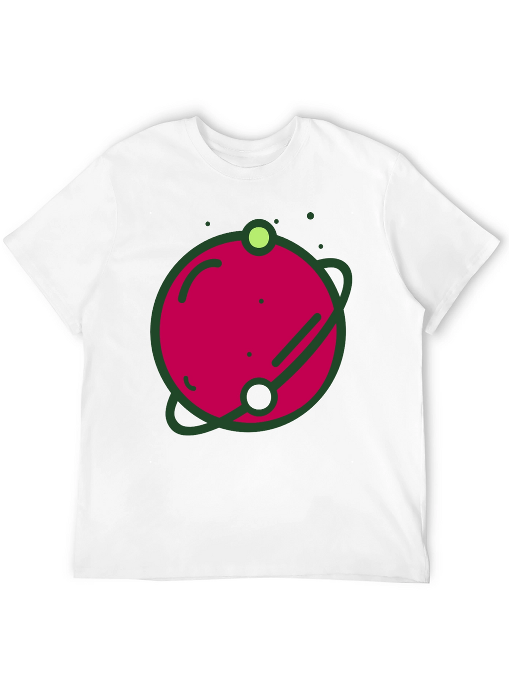 Planet Graphic Black T-Shirt - Stylish Casual Wear