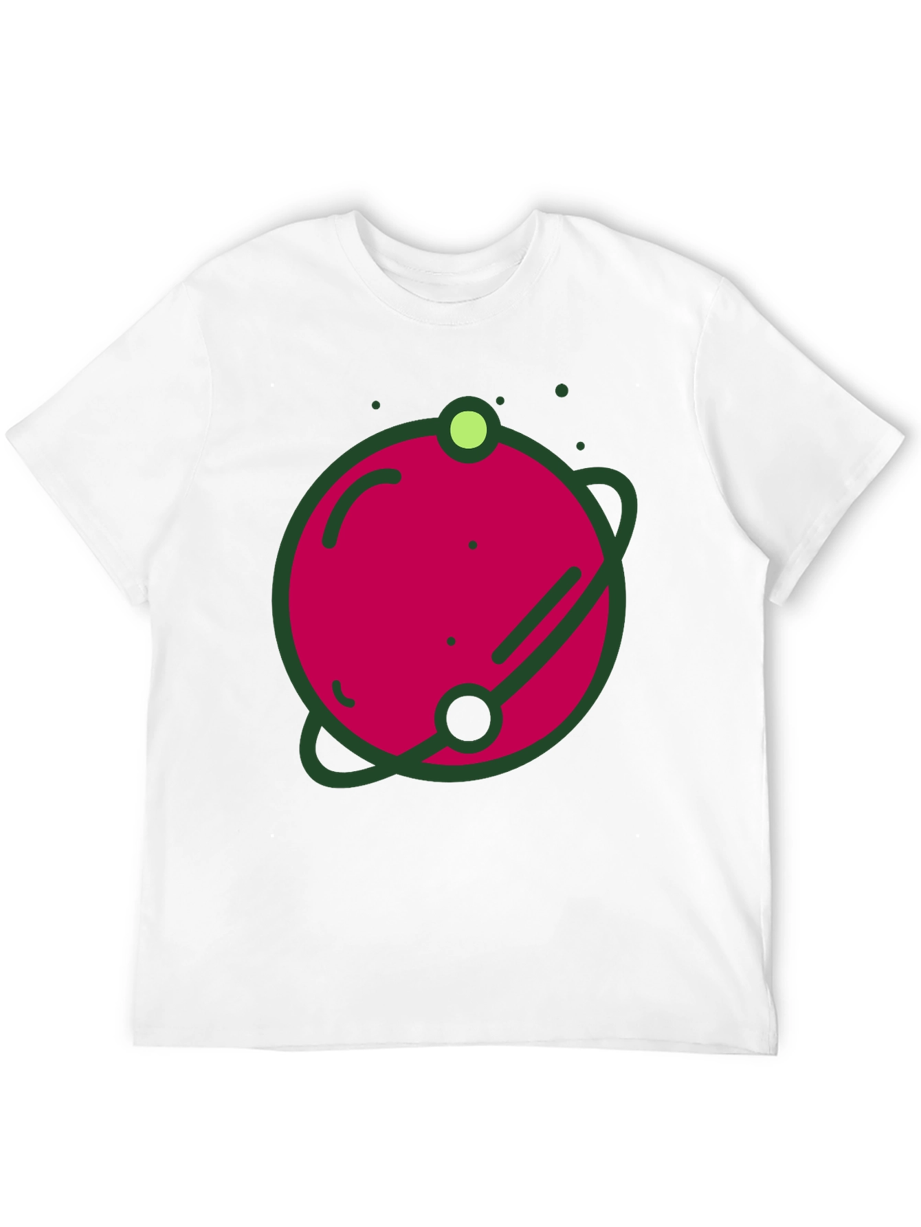 Planet Graphic Black T-Shirt - Stylish Casual Wear