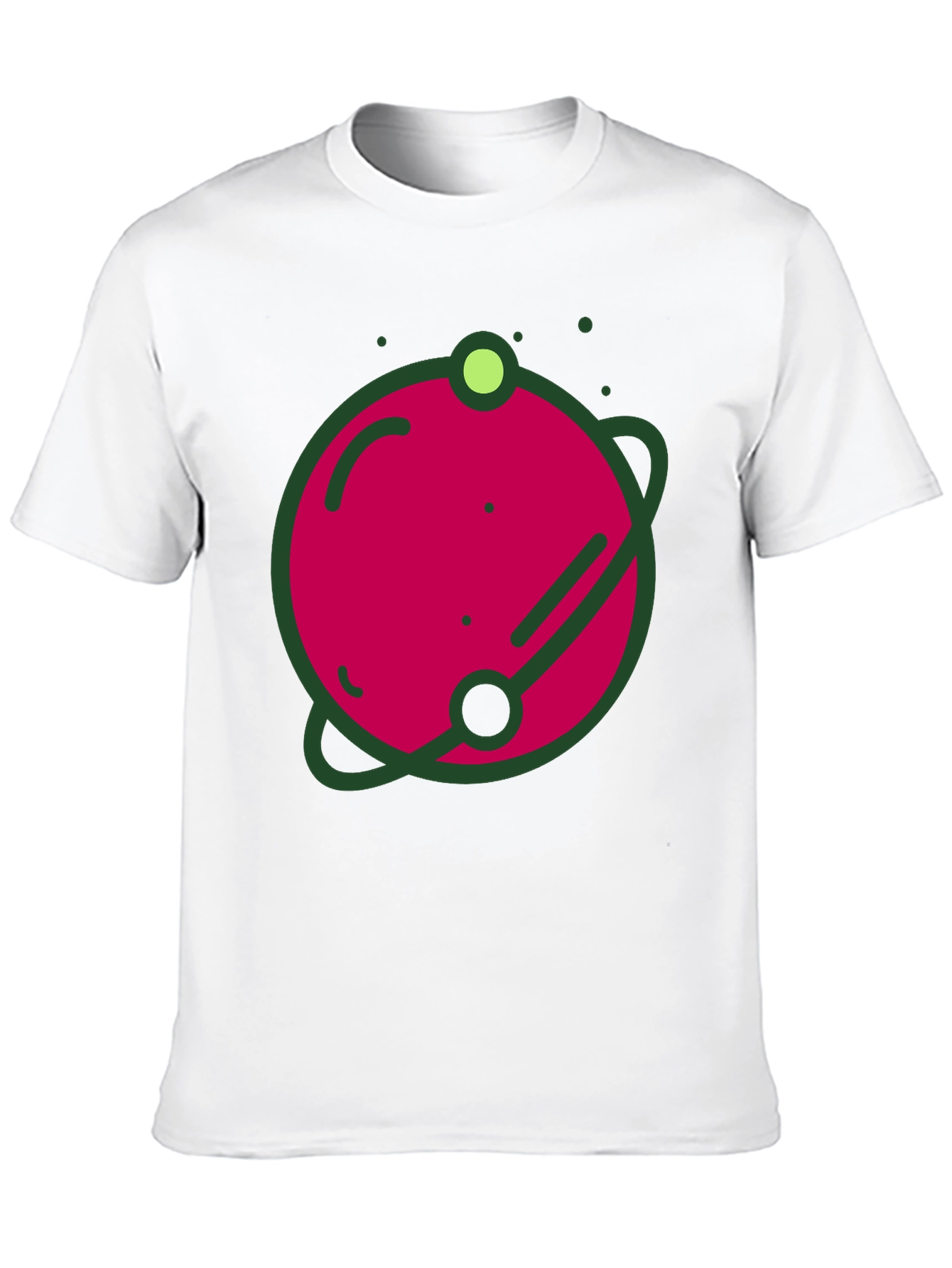 Planet Graphic Black T-Shirt - Stylish Casual Wear