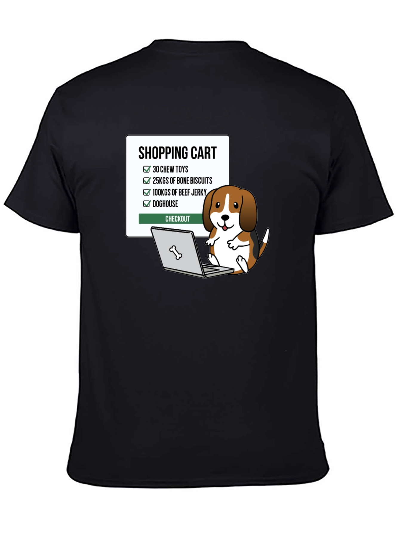 Dog Shopping Cart T-Shirt