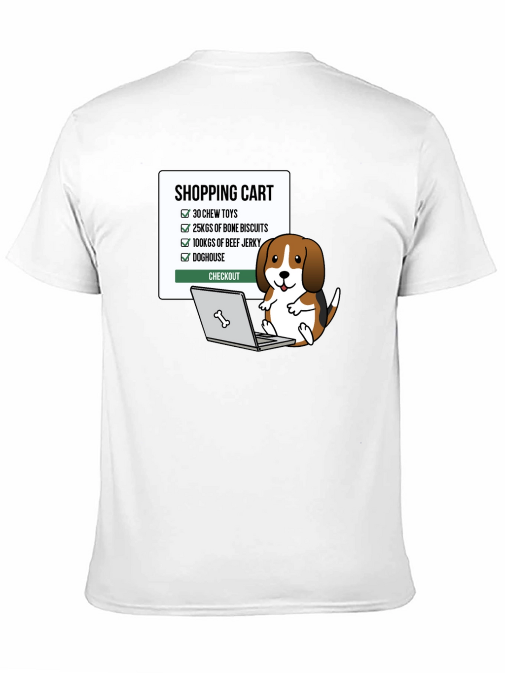 Dog Shopping Cart T-Shirt