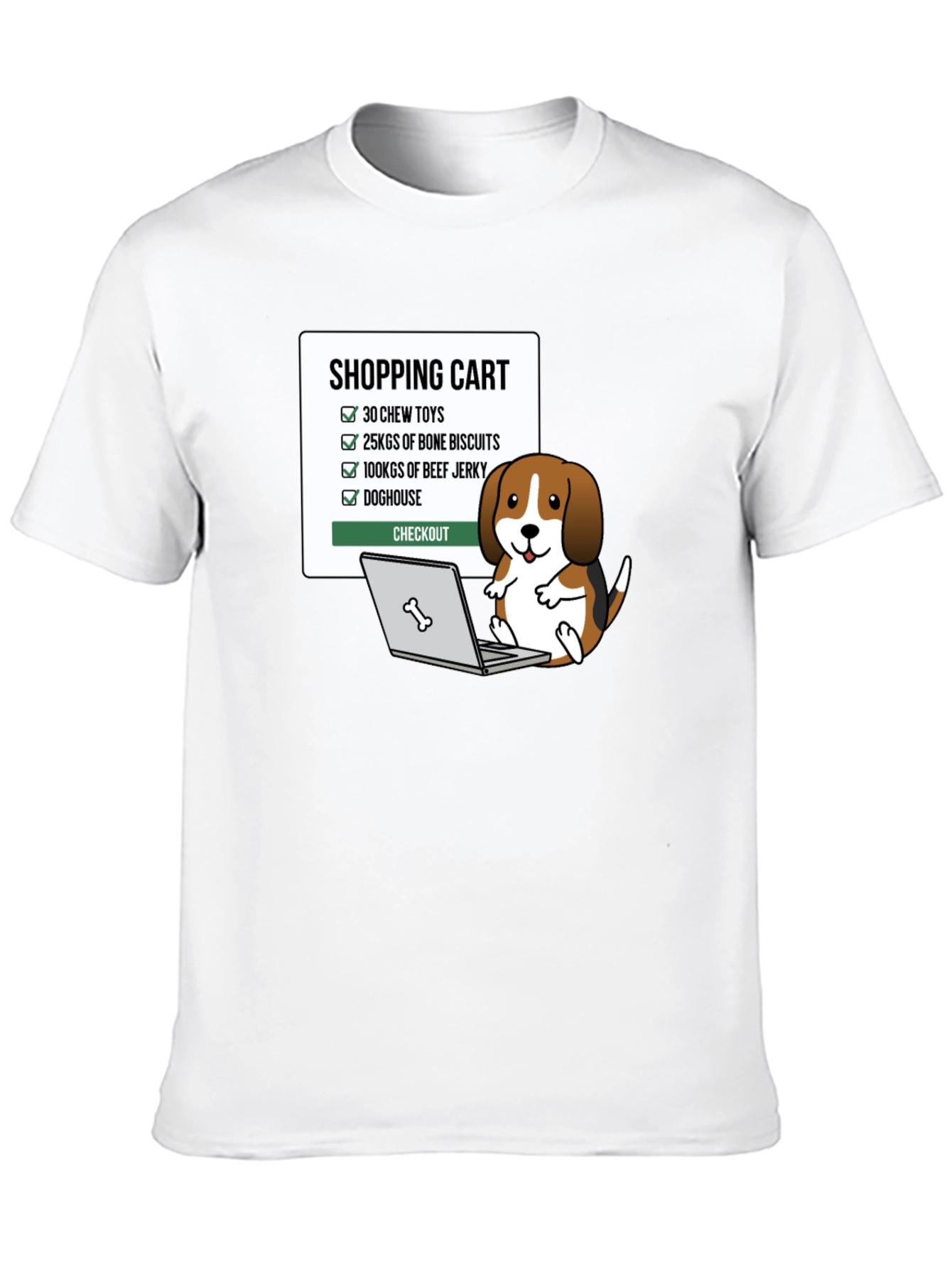 Dog Shopping Cart T-Shirt