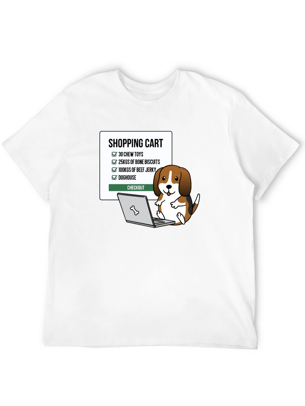 Dog Shopping Cart T-Shirt