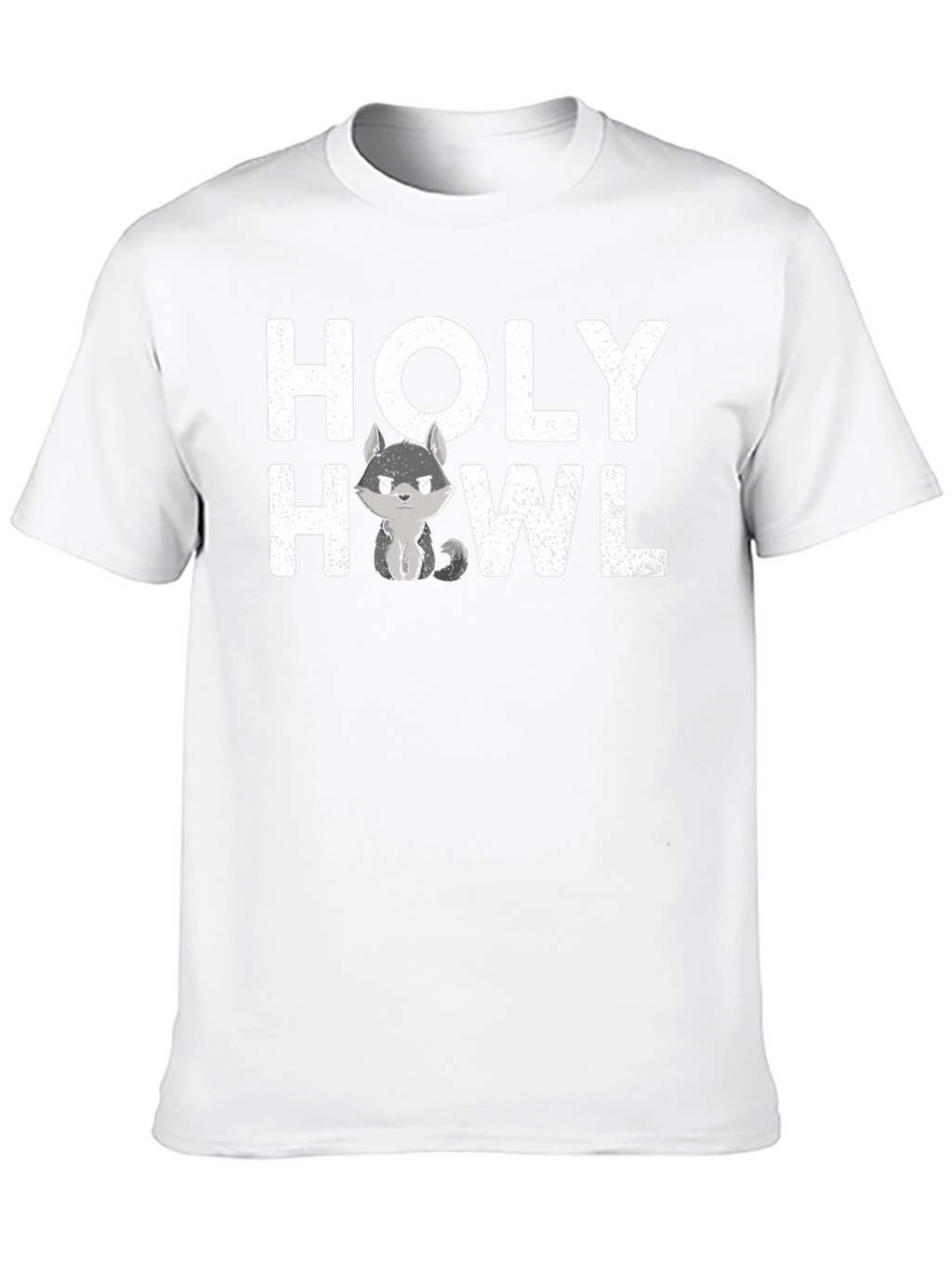 Holy Howl T-Shirt - Cute Wolf Graphic Tee