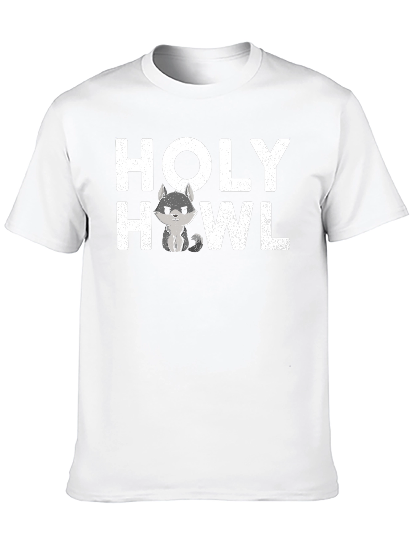 Holy Howl T-Shirt - Cute Wolf Graphic Tee