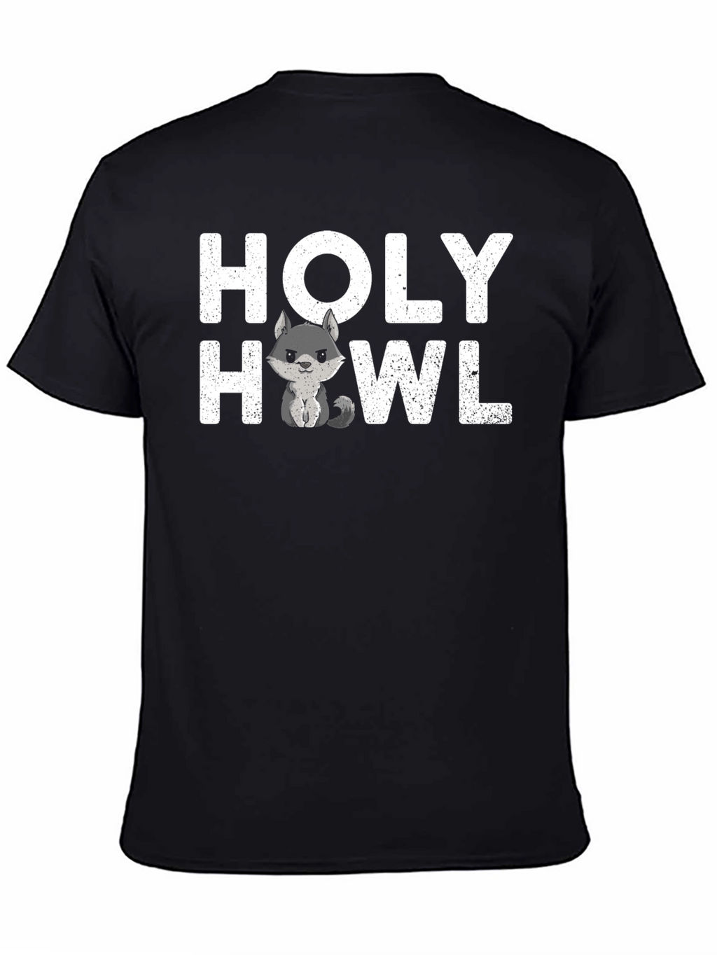 Holy Howl T-Shirt - Cute Wolf Graphic Tee