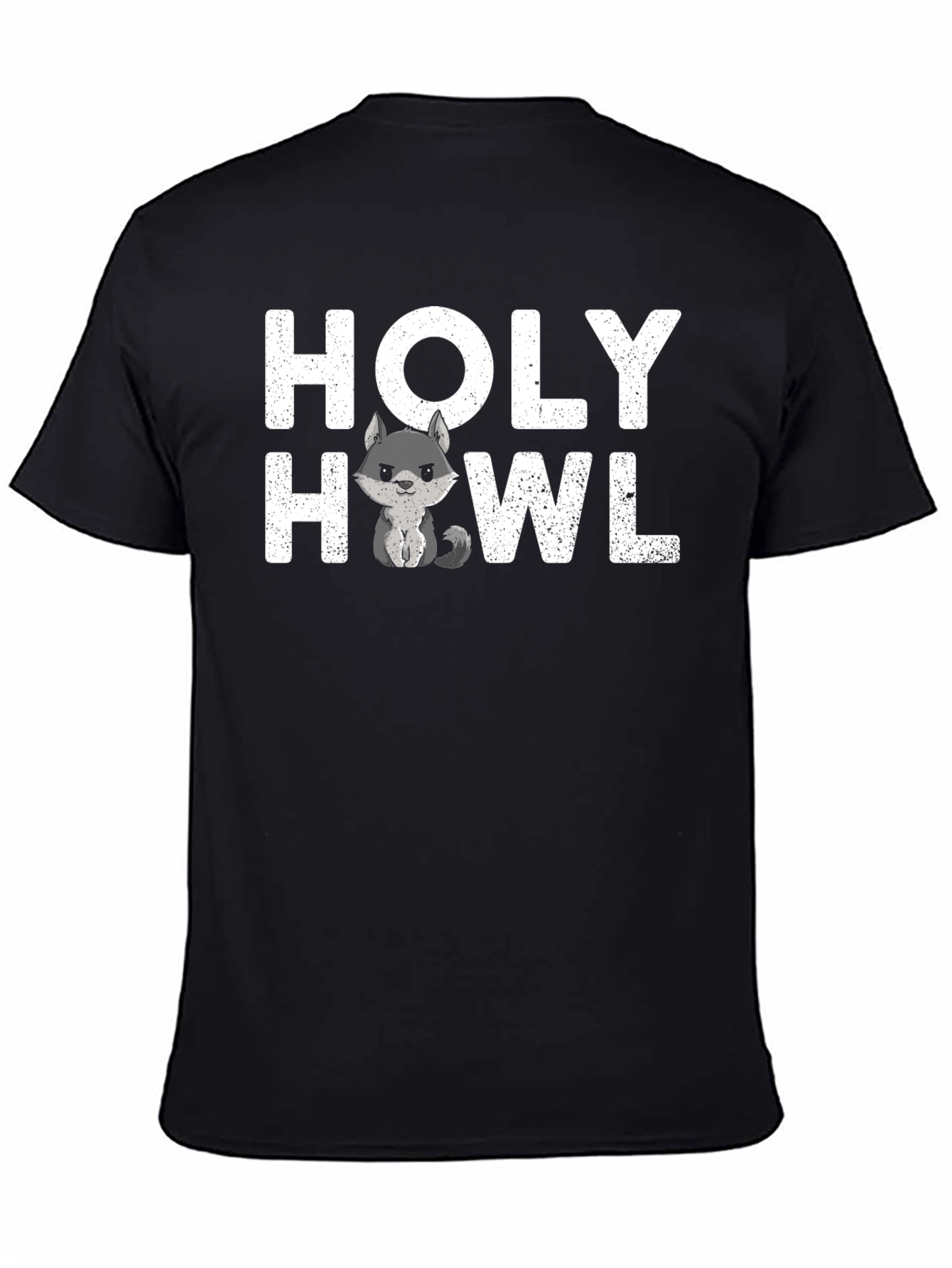 Holy Howl T-Shirt - Cute Wolf Graphic Tee
