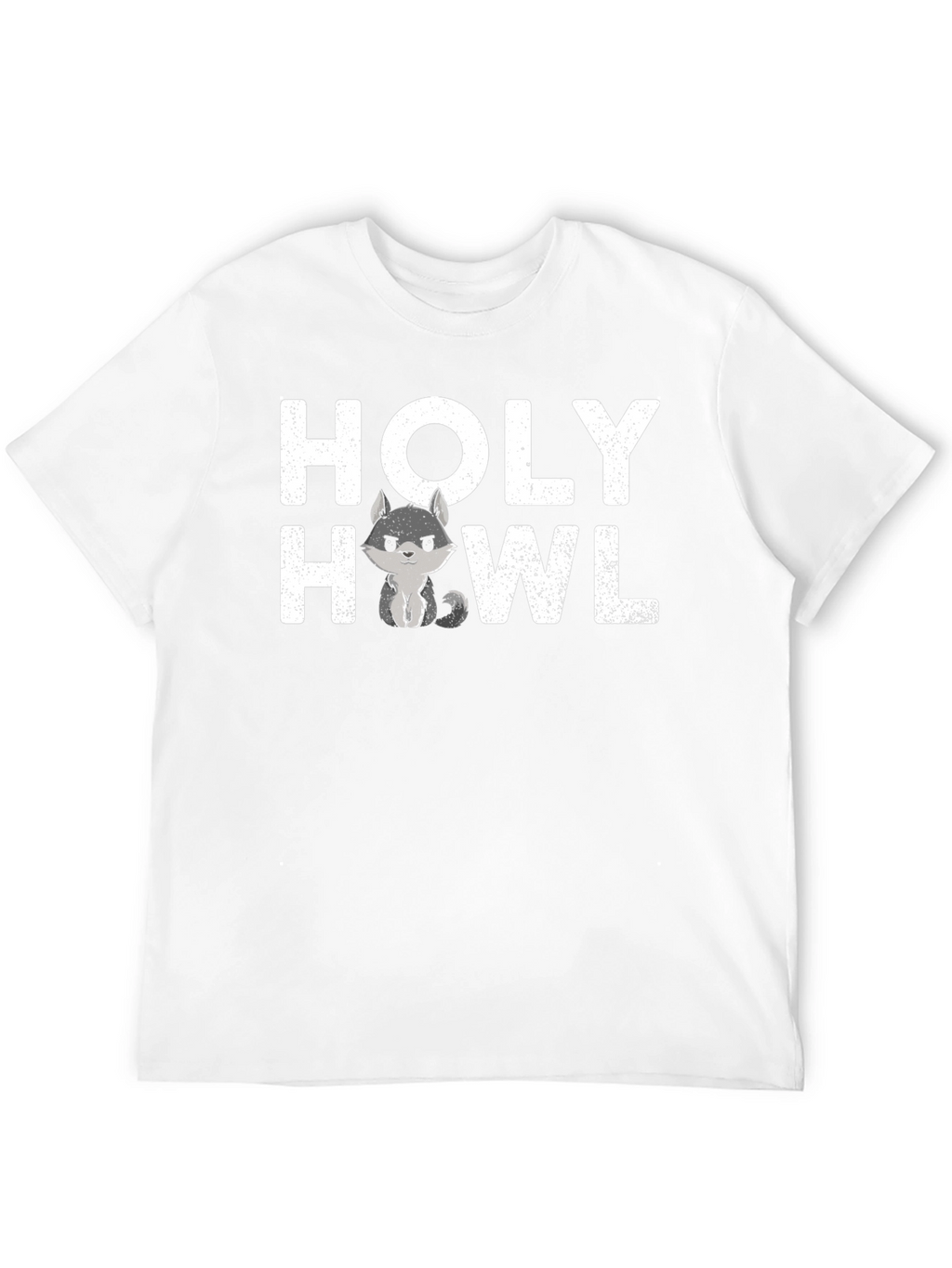 Holy Howl T-Shirt - Cute Wolf Graphic Tee