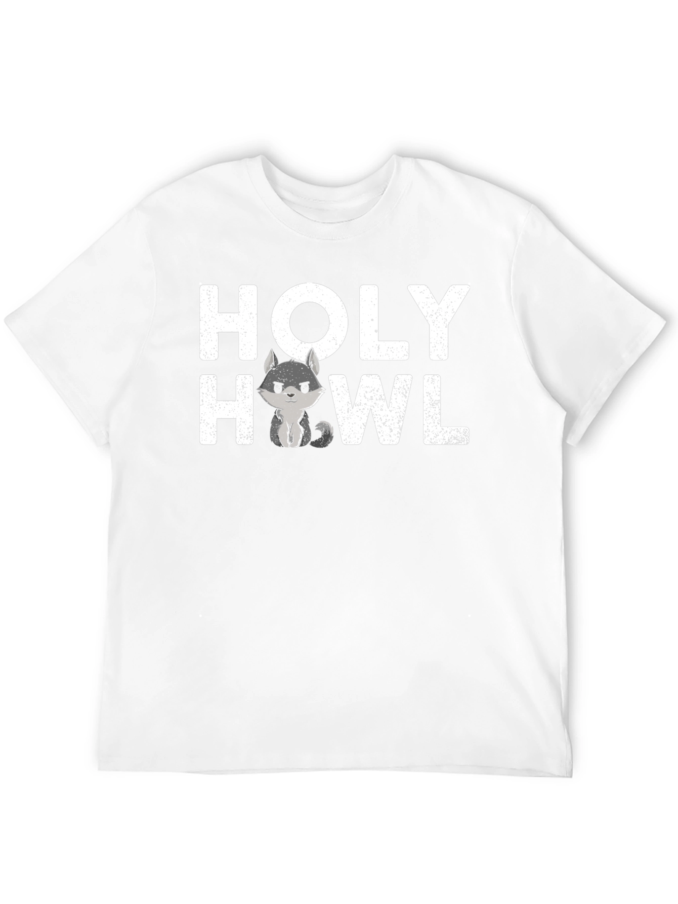 Holy Howl T-Shirt - Cute Wolf Graphic Tee