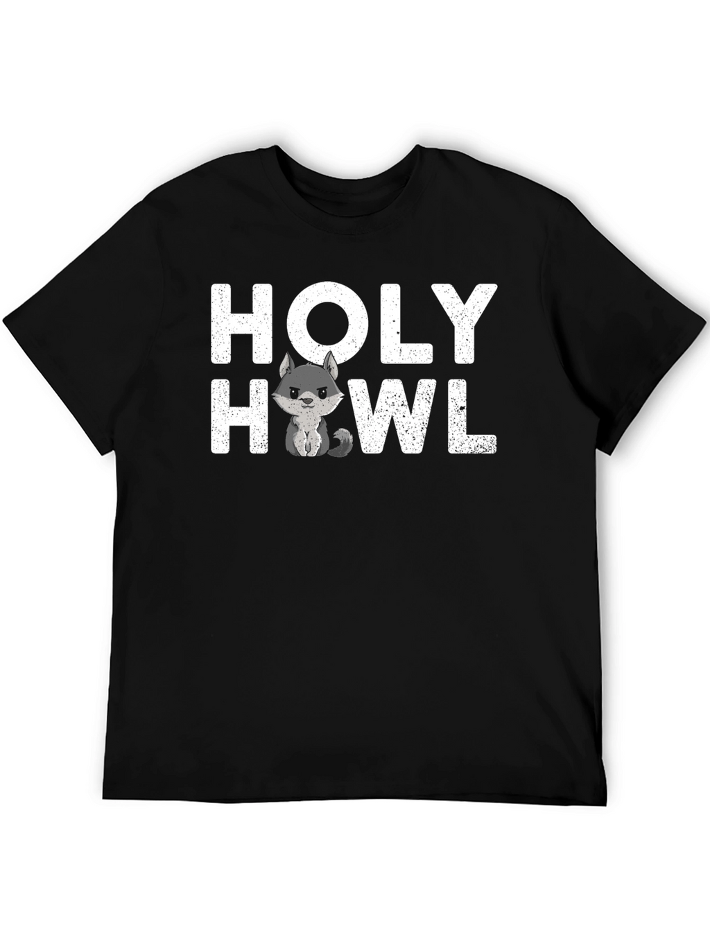 Holy Howl T-Shirt - Cute Wolf Graphic Tee