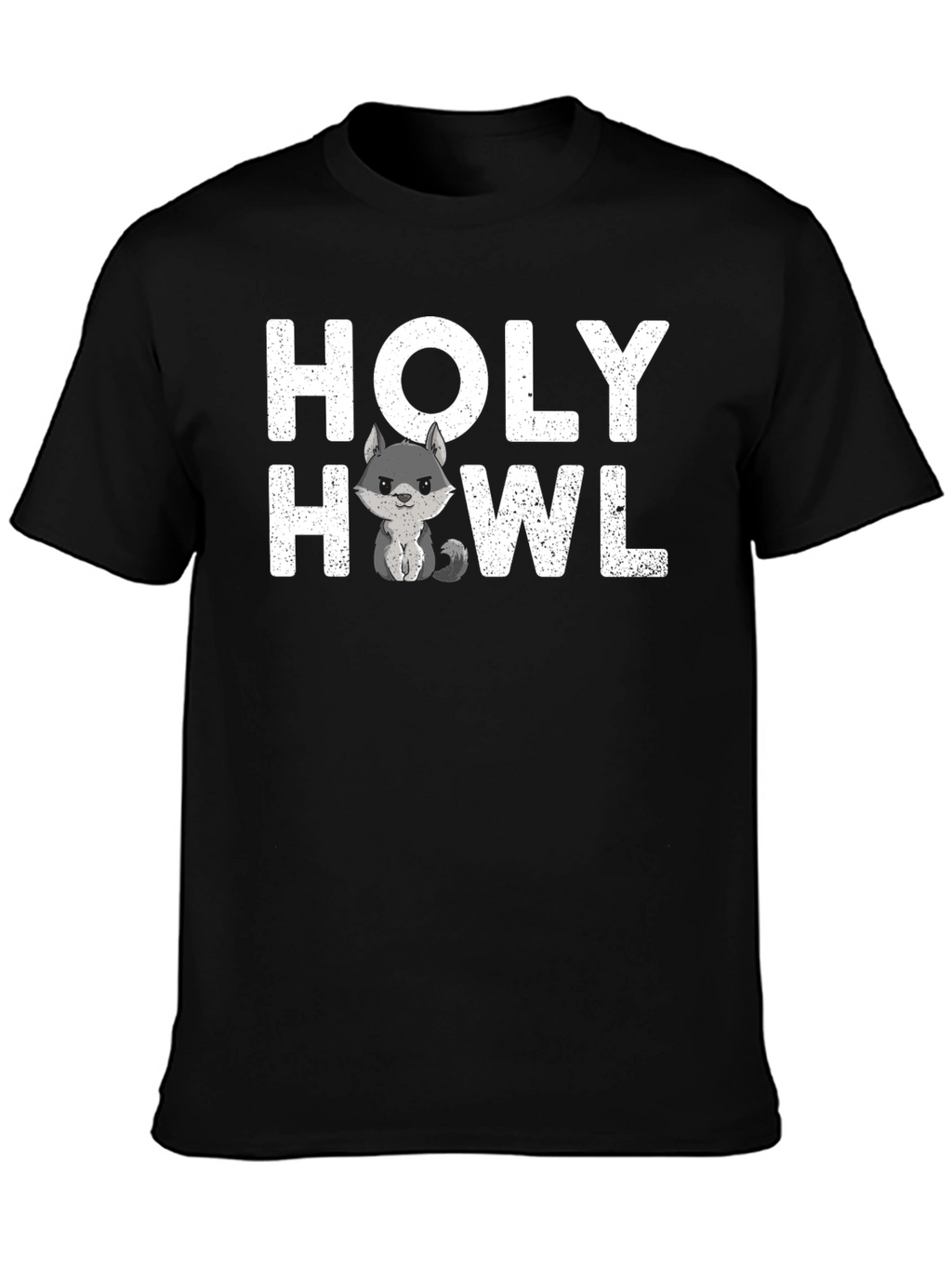 Holy Howl T-Shirt - Cute Wolf Graphic Tee