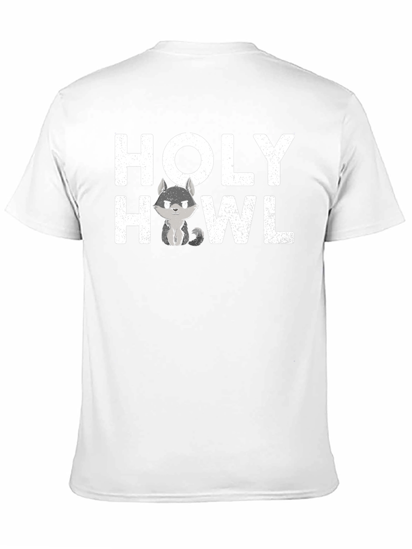 Holy Howl T-Shirt - Cute Wolf Graphic Tee
