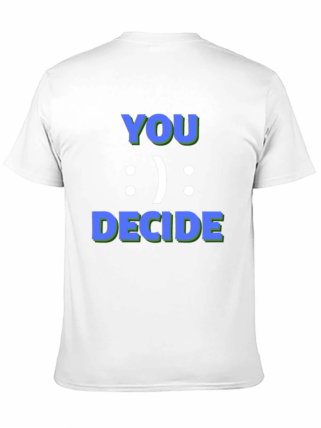 You Decide Graphic Tee - Black Casual T-Shirt