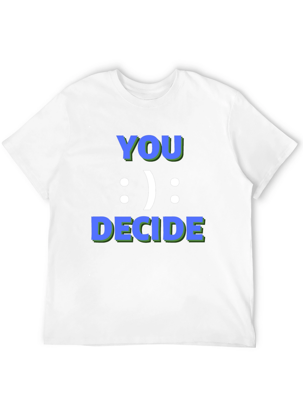 You Decide Graphic Tee - Black Casual T-Shirt