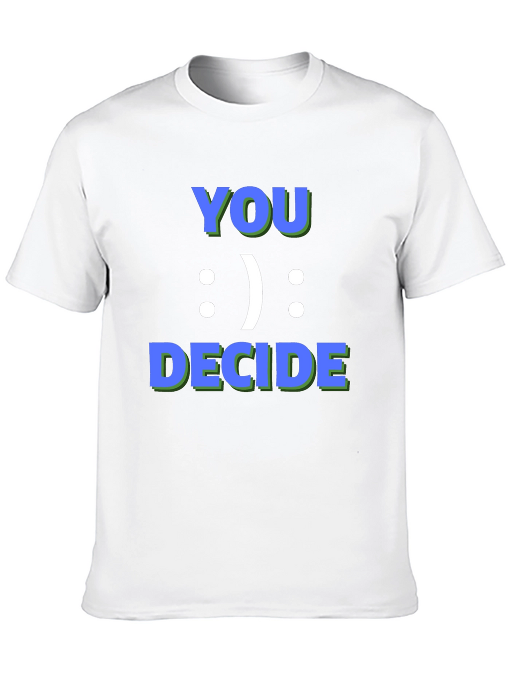 You Decide Graphic Tee - Black Casual T-Shirt
