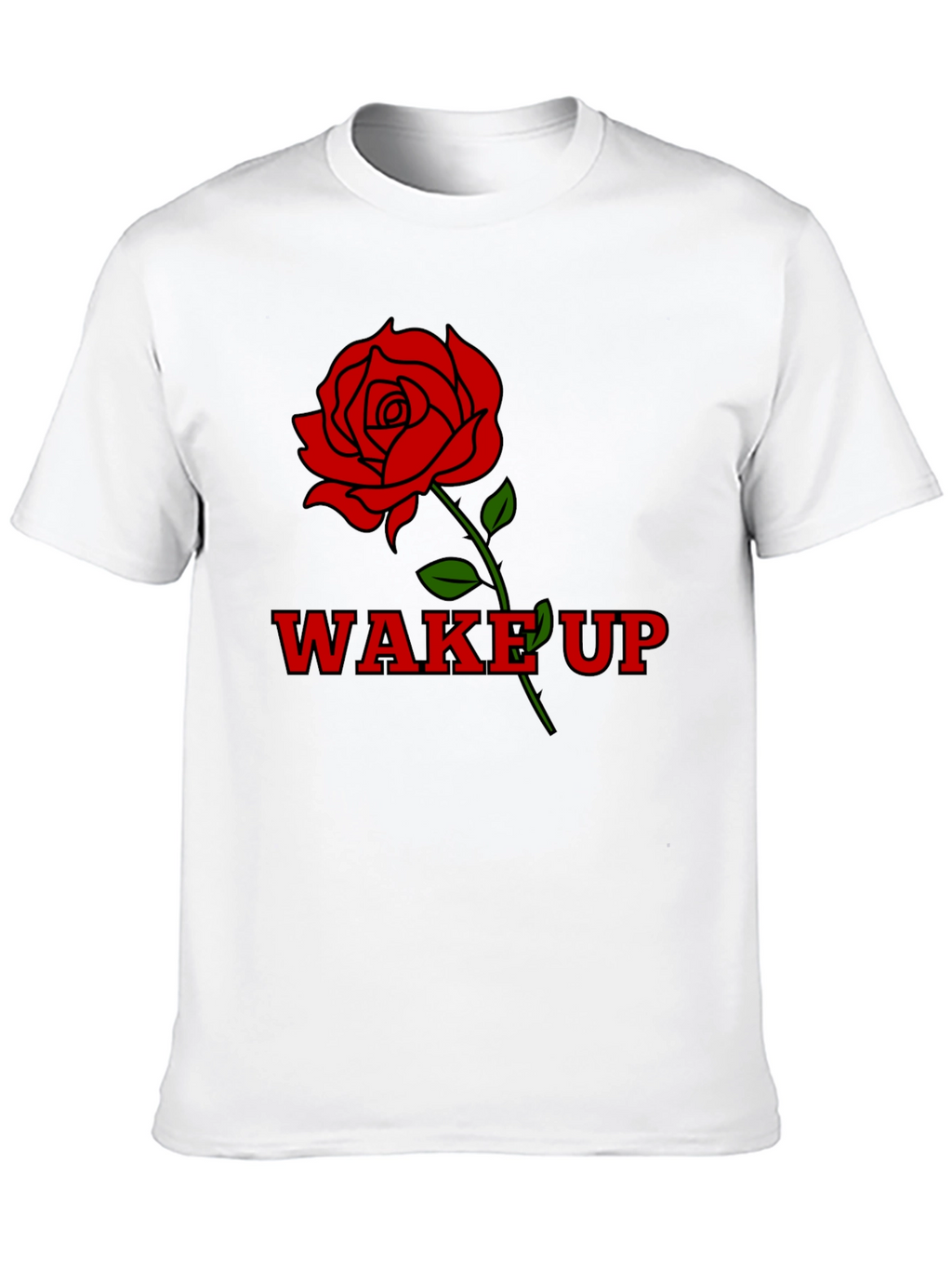 Wake Up Rose Graphic T-Shirt