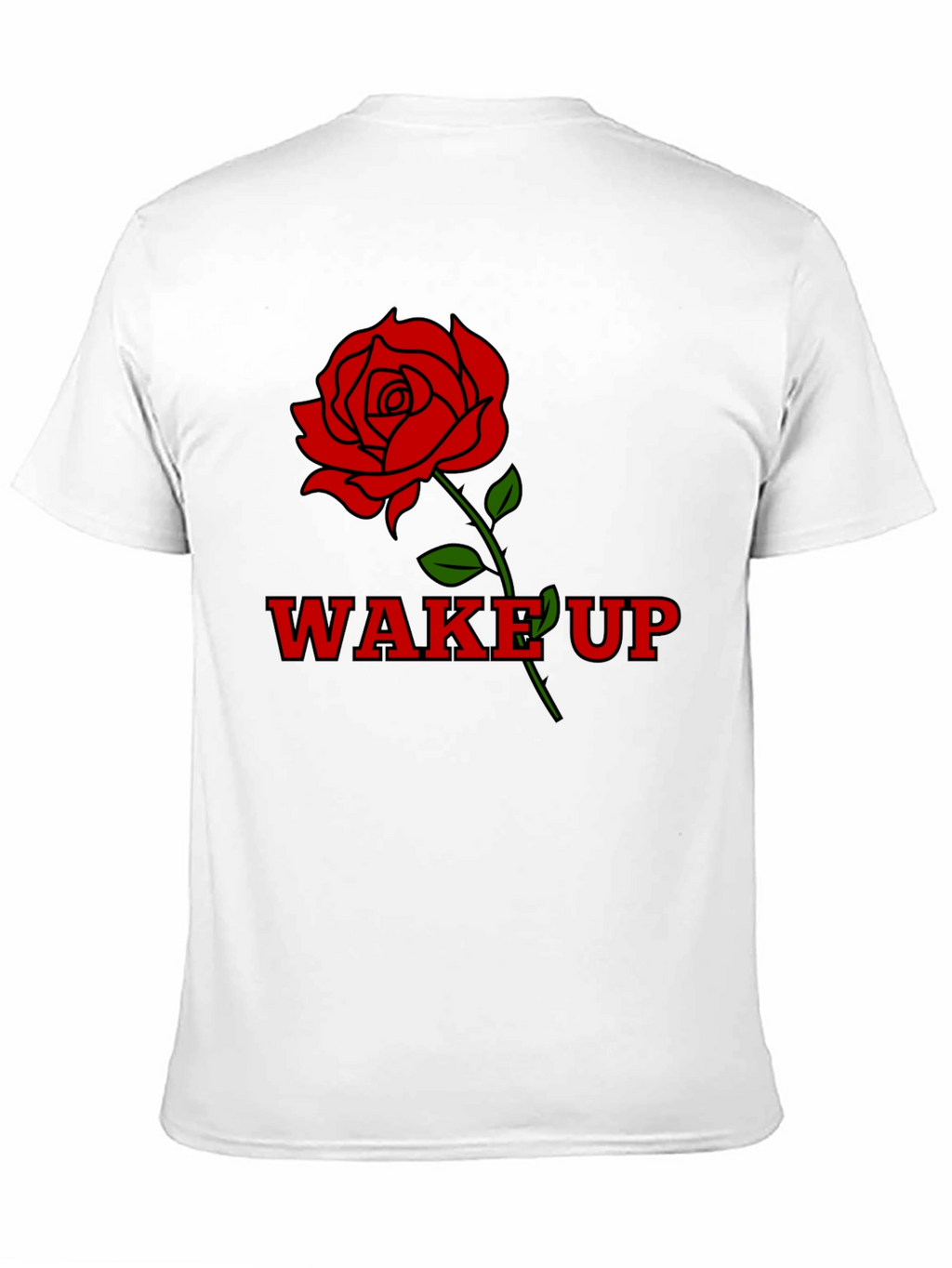 Wake Up Rose Graphic T-Shirt