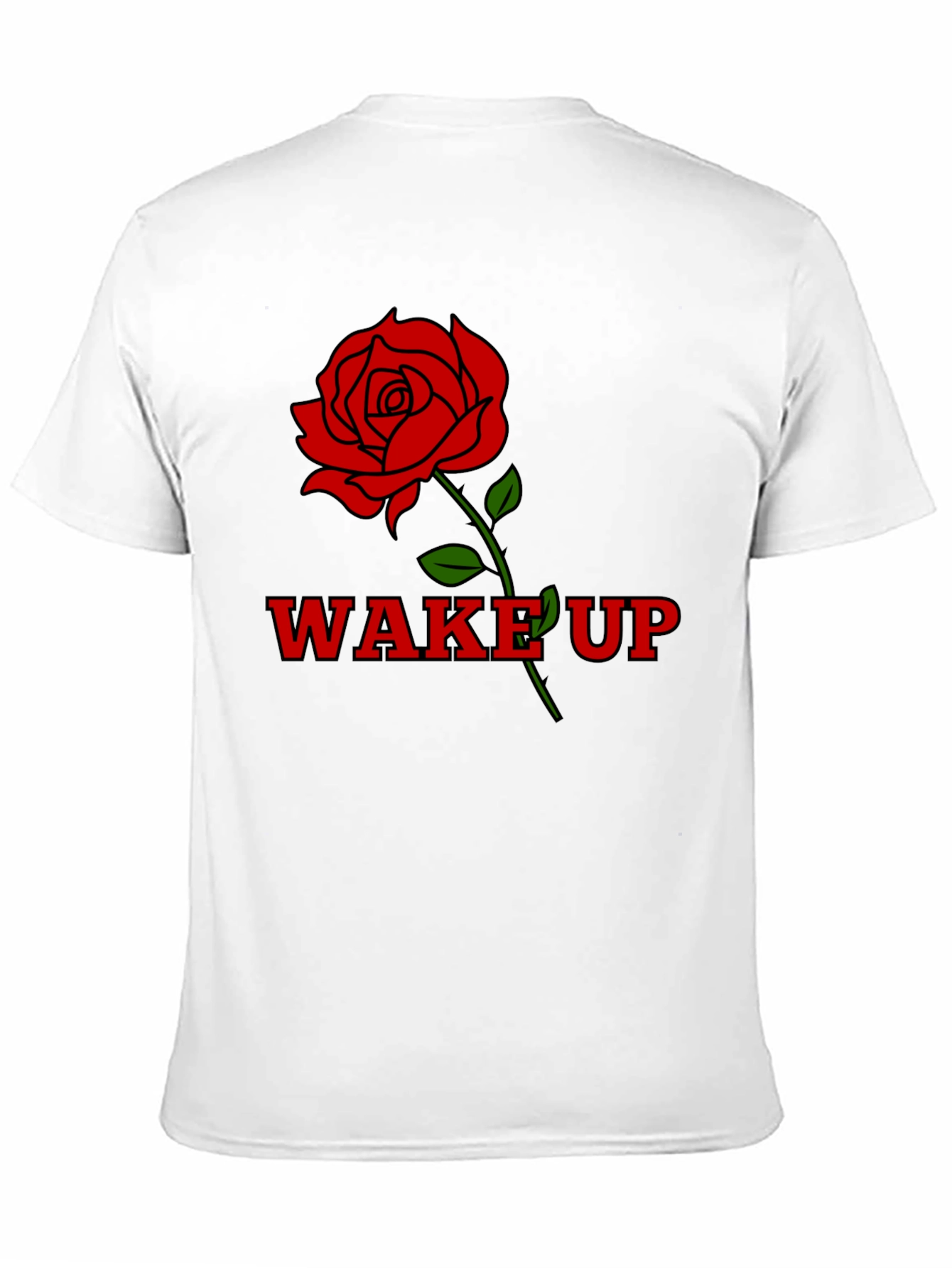 Wake Up Rose Graphic T-Shirt
