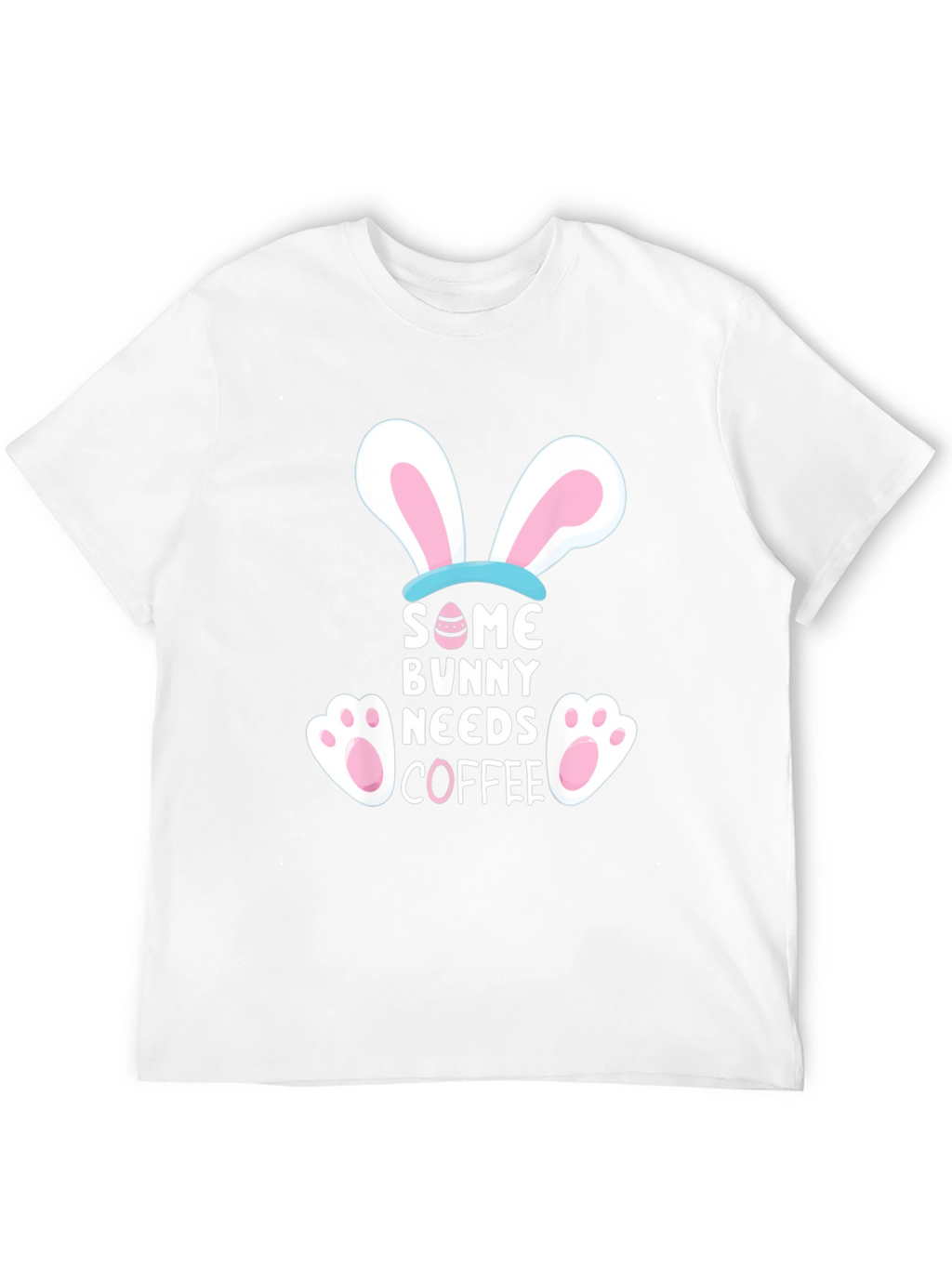 Some Bunny Needs Coffee Graphic T-Shirt - Easter Apparel