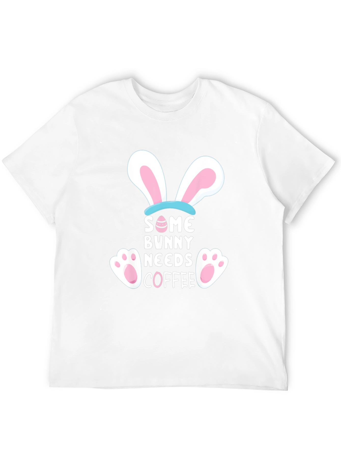 Some Bunny Needs Coffee Graphic T-Shirt - Easter Apparel