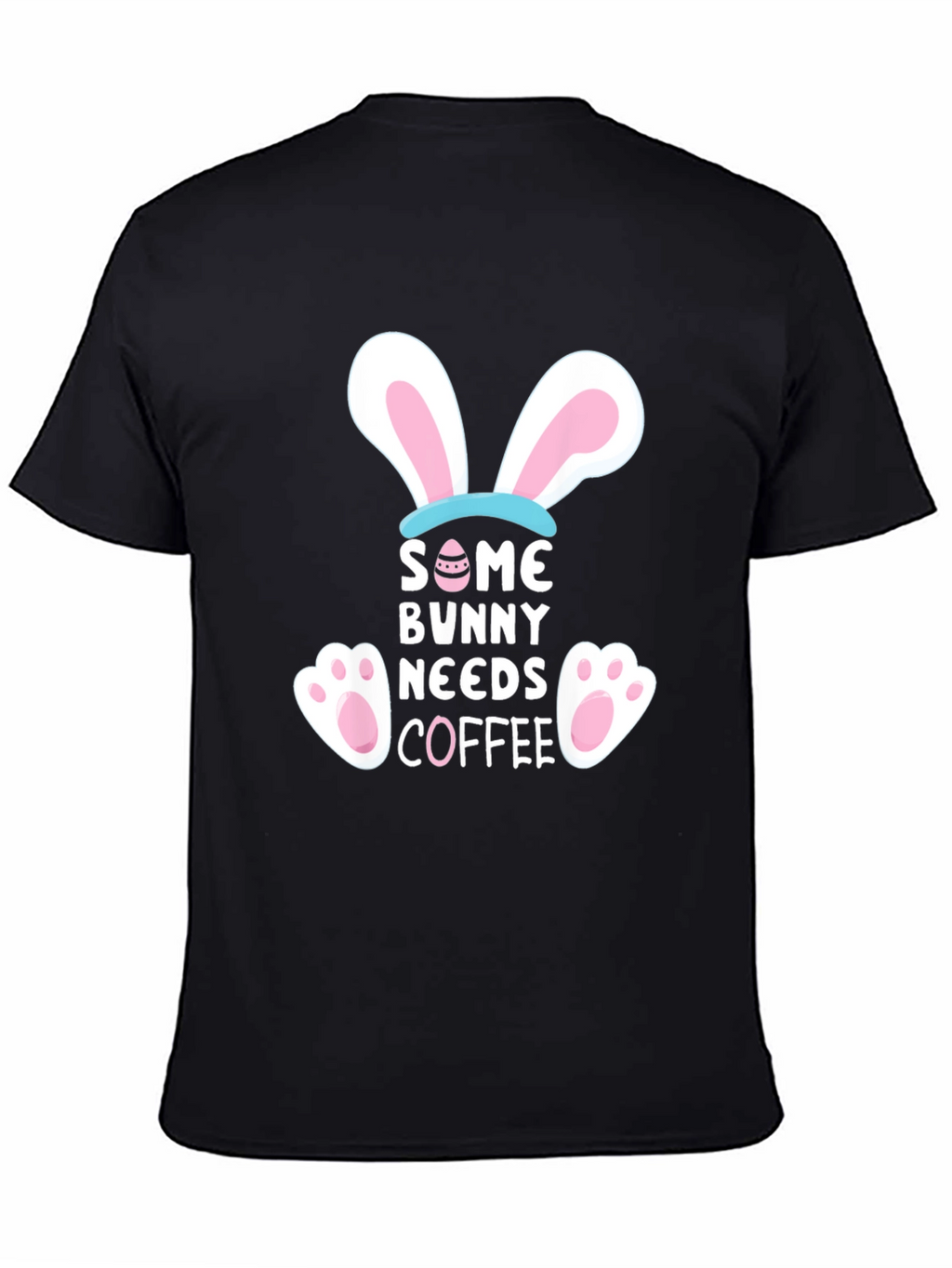 Some Bunny Needs Coffee Graphic T-Shirt - Easter Apparel
